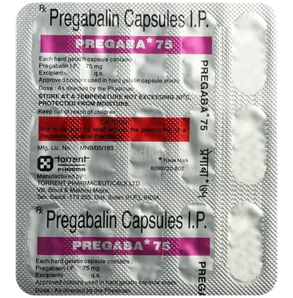 pregaba 75mg capsule 10's
